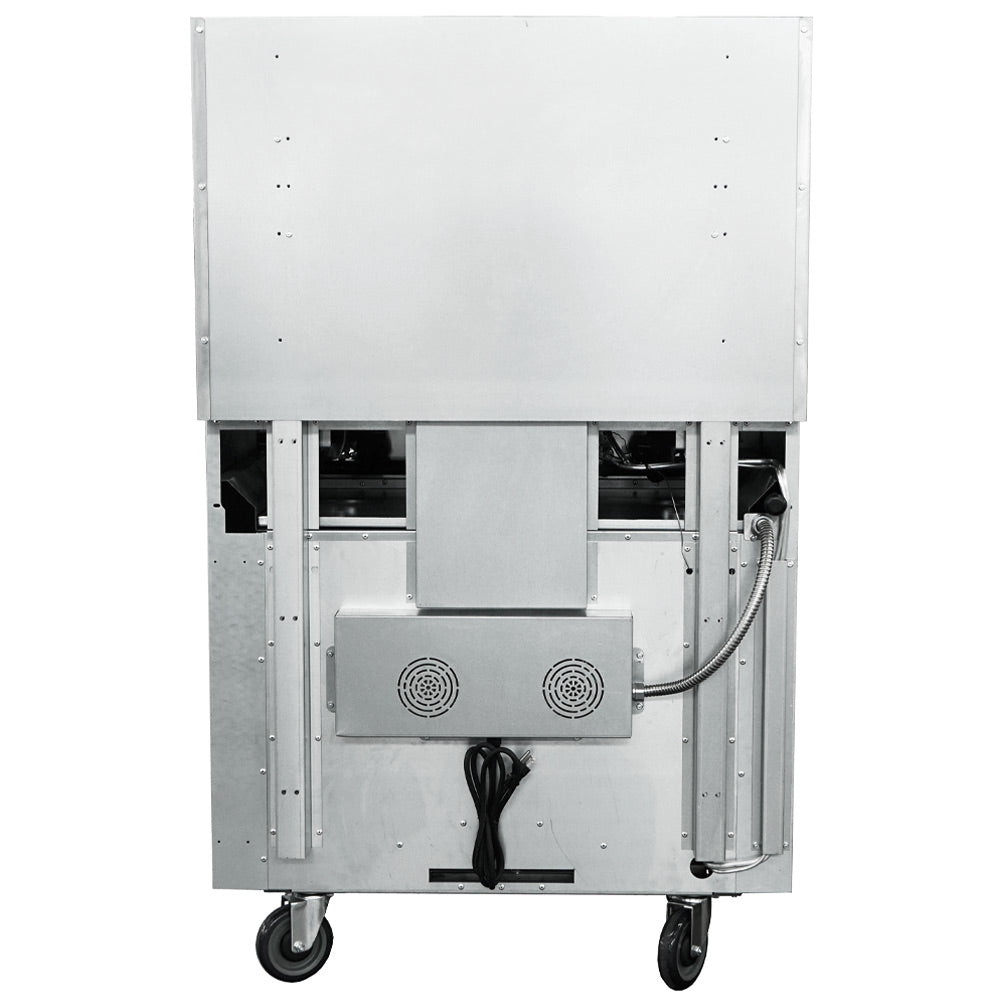 Standard Range SR-CR36-NG 36-inch 6 burner commercial gas range with convection oven natural gas for professional cooking in restaurants cafes and commercial kitchens