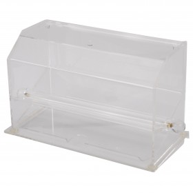 Acrylic straw dispenser, clear, stanton trading, stylish and practical way to keep straws organized and easily accessible. Its transparent design allows for quick visibility of contents, making it ideal for restaurants, cafés, bars, or home use. The dispenser features a convenient pull-down mechanism for effortless straw retrieval.