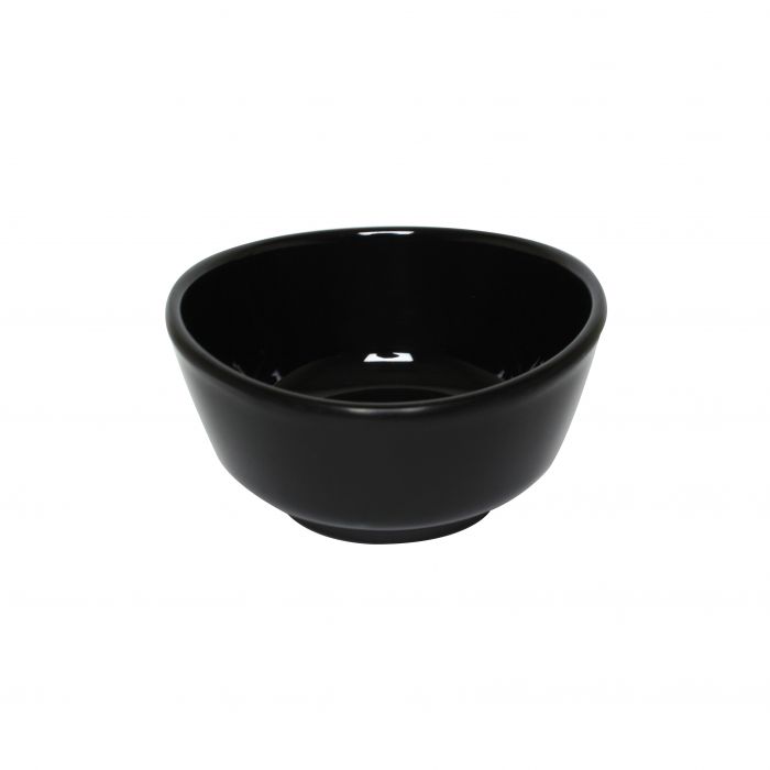 Thunder Group Bowl 12/Pcs is a perfect choice of dinnerware for inside or outside dining spots. This melamine bowl comes in deep black color as a distinctive feature of the Classic Black Western collection. All Classic Black tableware will equally suit big restaurants and small sushi bars, crowded catered events and buffets. The smooth surface would not scratch, it does not absorb odors, it would not stain and is very easy to clean.