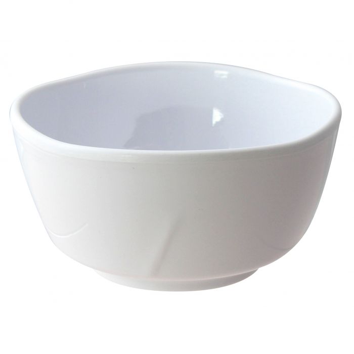 Thunder Group Bowl 12/Pcs is a perfect choice of dinnerware for inside or outside dining spots. This melamine bowl comes in smooth white color as a distinctive feature of the Classic White Western collection. All Classic White tableware will equally suit big restaurants and small sushi bars, crowded catered events and buffets. The smooth surface would not scratch, it does not absorb odors, it would not stain and is very easy to clean. 