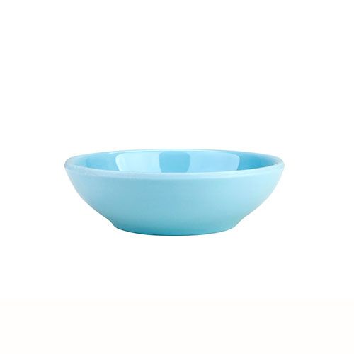 The Thunder Group Sauce Dish features a charming light blue design, adding a friendly touch to any table setting. Made from durable melamine, it is BPA-free, break-resistant, shatter-resistant, and lightweight for lasting use. Its stackable design ensures easy storage, while being dishwasher safe for quick and hassle-free cleaning. NSF listed for quality and safety, this versatile dish is perfect for serving sauces, dips, dressings, and appetizers at restaurants, catering events, and home use.