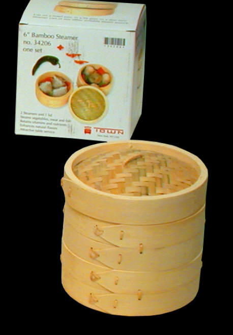 bamboo steamer set