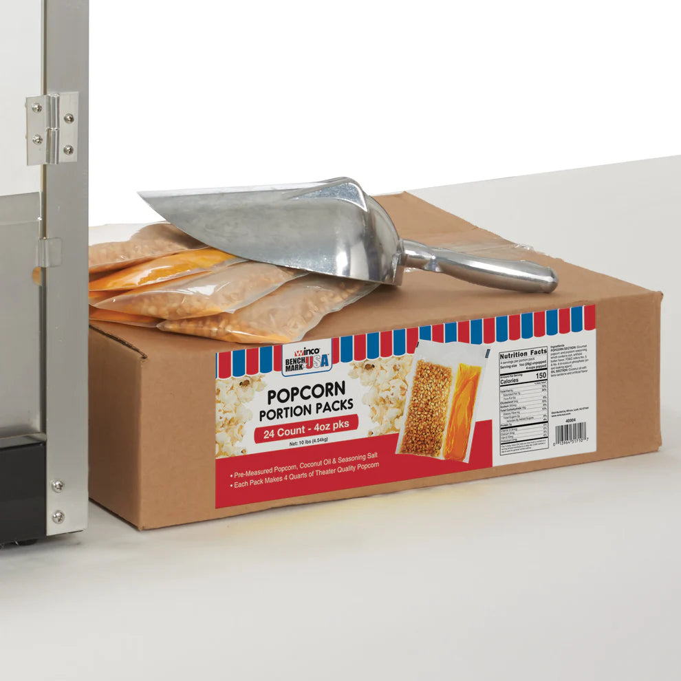 Winco 40004 to 40008, 4-8oz Machines, 24/case Benchmark Popcorn Packs