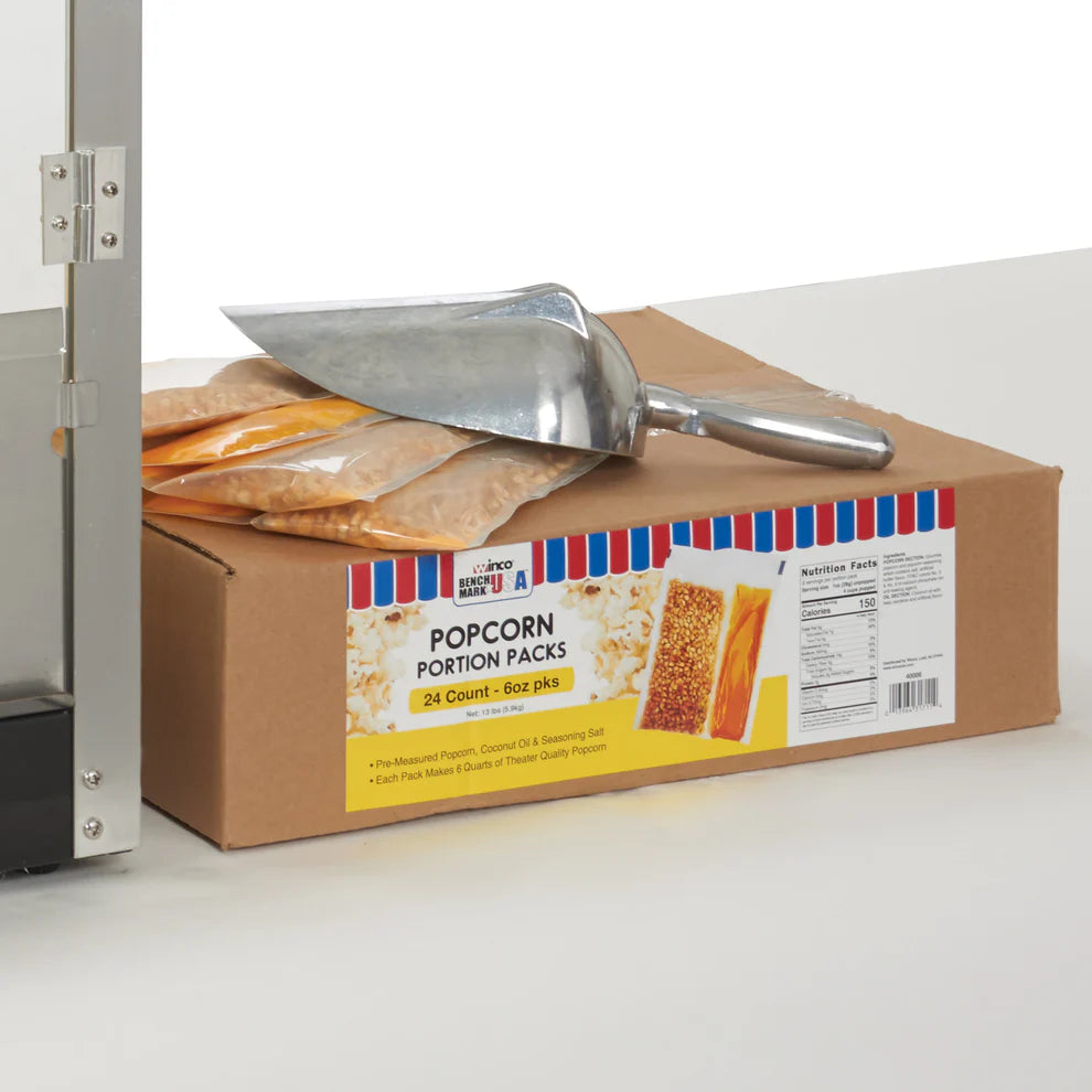 Winco 40004 to 40008, 4-8oz Machines, 24/case Benchmark Popcorn Packs