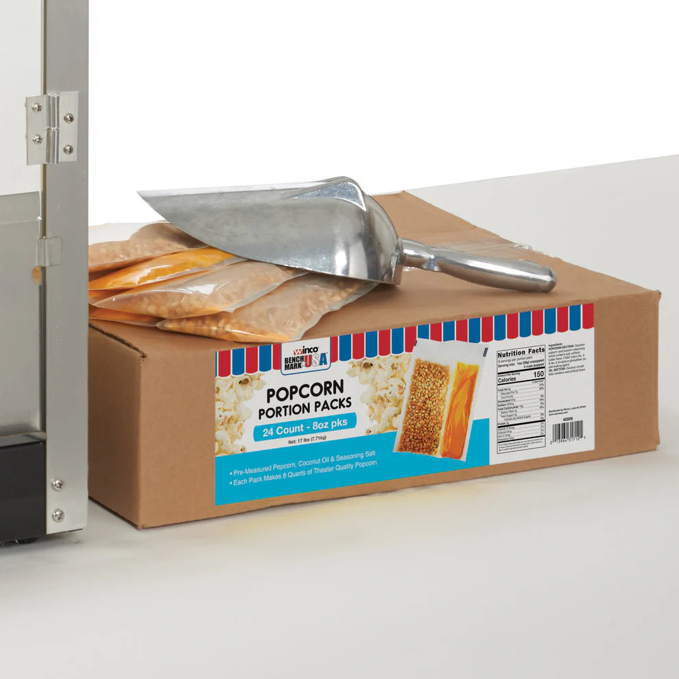 Winco 40004 to 40008, 4-8oz Machines, 24/case Benchmark Popcorn Packs