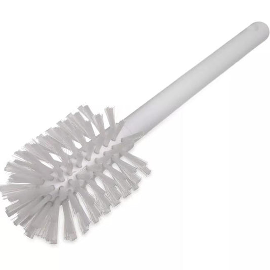 White Handle Dish Brush w/2-3/4 inches Polyester Bristles 12 inches, 4041300, 12/case