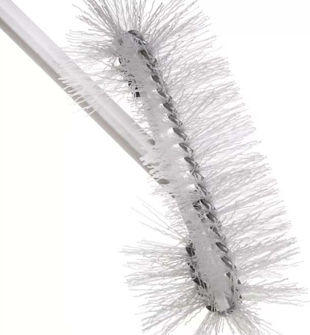 White Sparta Small Neck Brush w/Soft Nylon Bristles 16-1/2 inches, 4041500, 12/case
