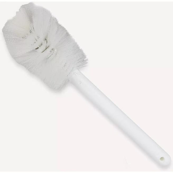 White Sparta Handle Pint Bottle Brush w/Polyester Bristles 12 inches, 4046600, 12/case
