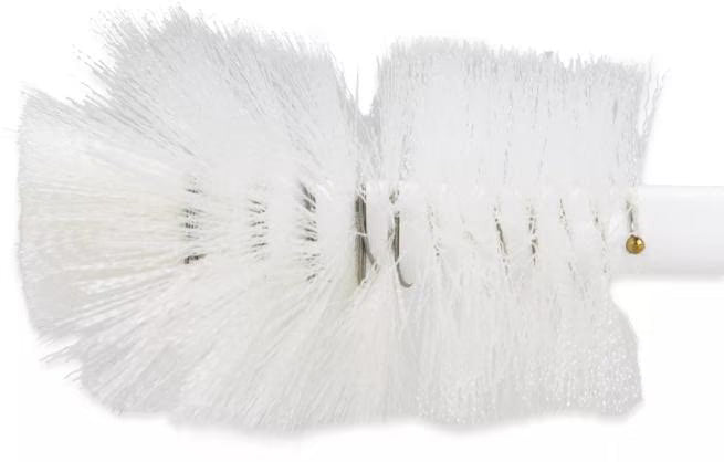 White Sparta Handle Pint Bottle Brush w/Polyester Bristles 12 inches, 4046600, 12/case