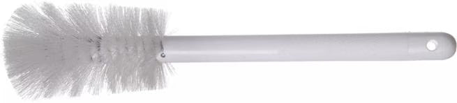 White Sparta Handle Pint Bottle Brush w/Polyester Bristles 12 inches, 4046600, 12/case