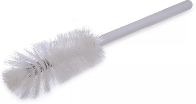 White Sparta Handle Quart Bottle Brush w/Polyester Bristles 16 inches, 4046702, 12/case