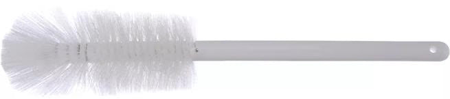 White Sparta Handle Quart Bottle Brush w/Polyester Bristles 16 inches, 4046702, 12/case