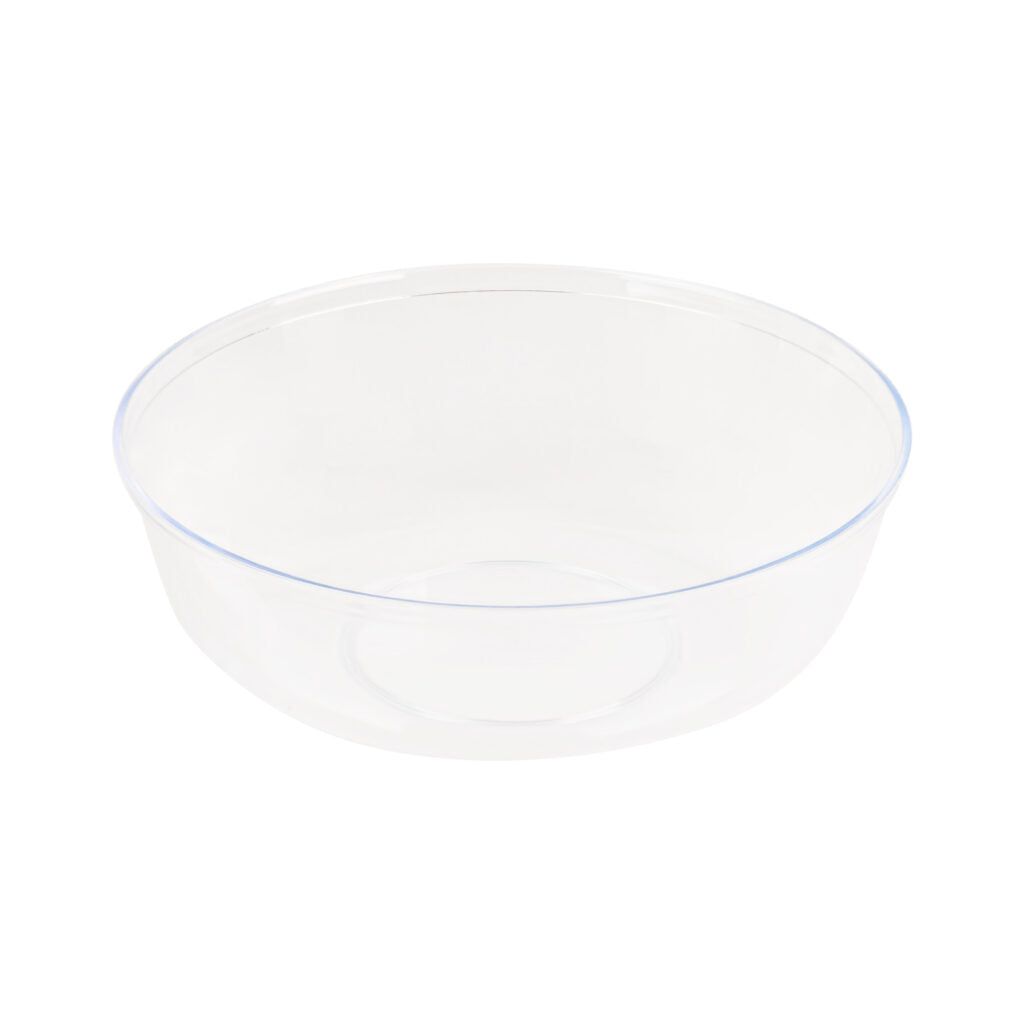 16oz disposable plastic round bowl reusable wedding baby shower reception event round dessert bowl plastic soup container soup bowl clear plastic disposable tableware elegant