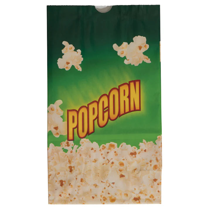 Benchmark Popcorn Butter Bags these bags are thoughtfully crafted with a specialized coating, ensuring that the rich and flavorful butter stays securely contained within, preventing any unwarranted leakage. The addition of this protective feature not only preserves the integrity of the popcorn but also enhances the overall consumer experience. Furthermore, their cleverly designed flat bottoms provide a stable and upright structure.
