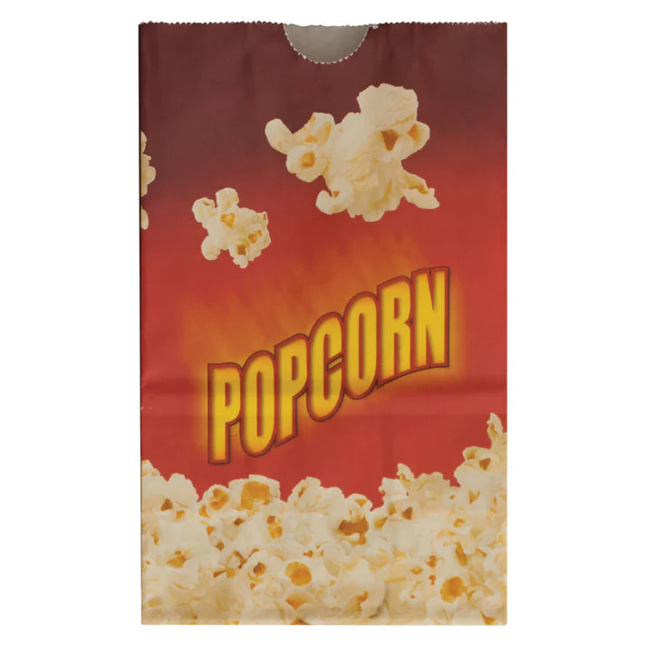 Benchmark Popcorn Butter Bags these bags are thoughtfully crafted with a specialized coating, ensuring that the rich and flavorful butter stays securely contained within, preventing any unwarranted leakage. The addition of this protective feature not only preserves the integrity of the popcorn but also enhances the overall consumer experience. Furthermore, their cleverly designed flat bottoms provide a stable and upright structure.