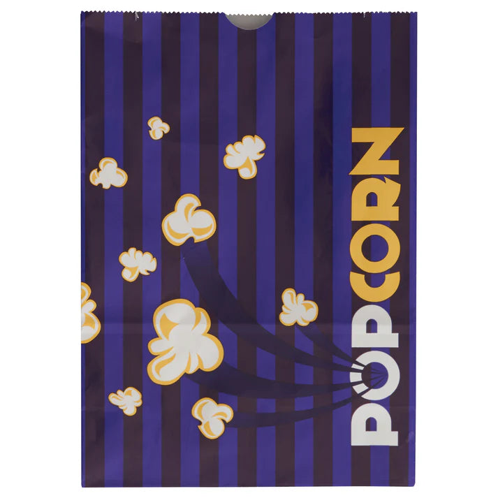 Benchmark Popcorn Butter Bags these bags are thoughtfully crafted with a specialized coating, ensuring that the rich and flavorful butter stays securely contained within, preventing any unwarranted leakage. The addition of this protective feature not only preserves the integrity of the popcorn but also enhances the overall consumer experience. Furthermore, their cleverly designed flat bottoms provide a stable and upright structure.