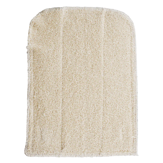 Pan Grabber Steam Pan 5/Pack this model is constructed from beige terry cloth and is heat resistant up to 400° F. The pan grabber can also be used as a trivet to keep countertops and tables protected. Machine washable and made in America.