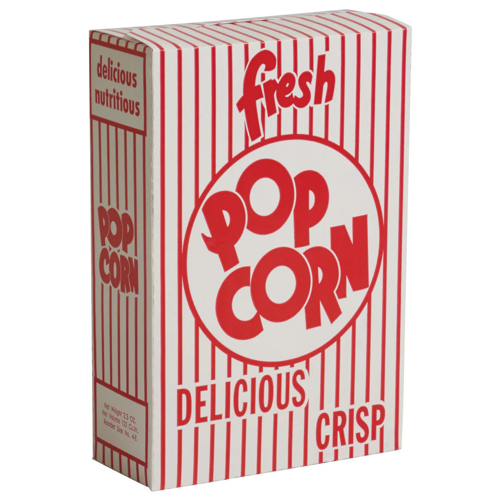 Winco 41549CS-41574CS, .75-2.5 oz, Multiple Sizes Popcorn Boxes