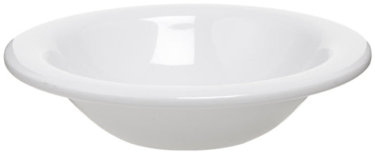 12 oz White Sierrus Melamine Rimmed Bowl with commercial grade durability, shatter resistant construction and temperature insulated design. Perfect for soups, salads, pasta and foodservice applications.