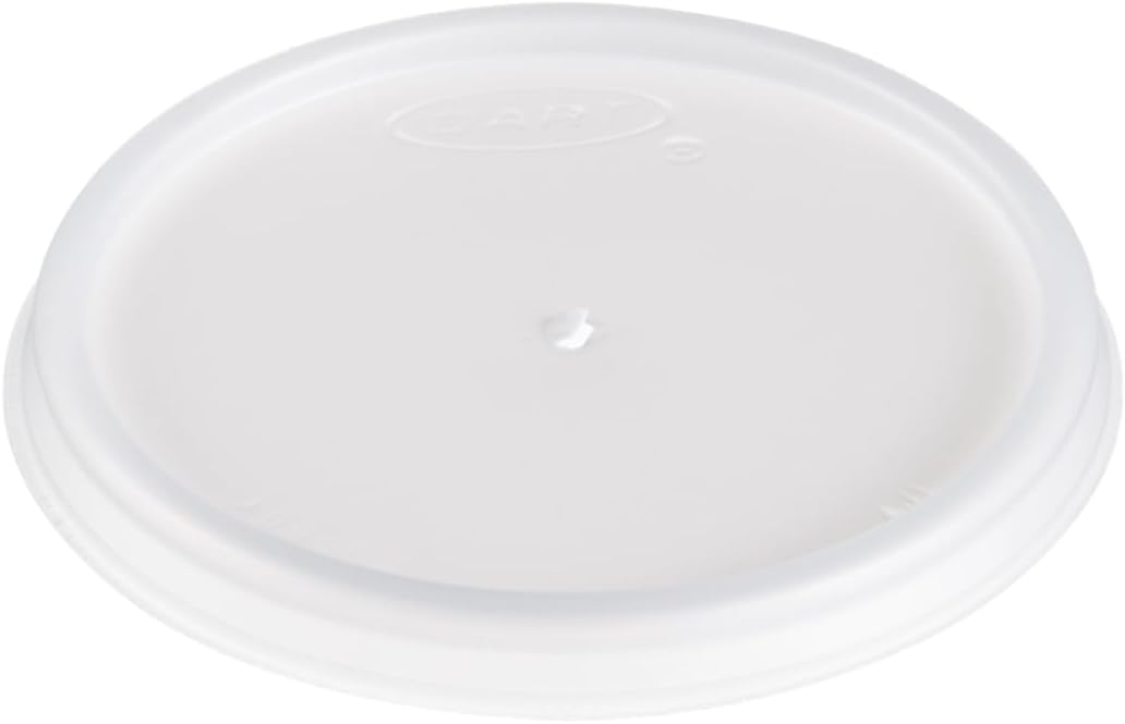 Disposable Secure Fit Covers Lids for 4oz Squat Foam Cups