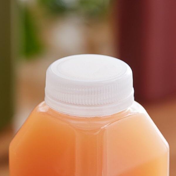 38mm Screw On Lid Caps For Clear Juice Bottles