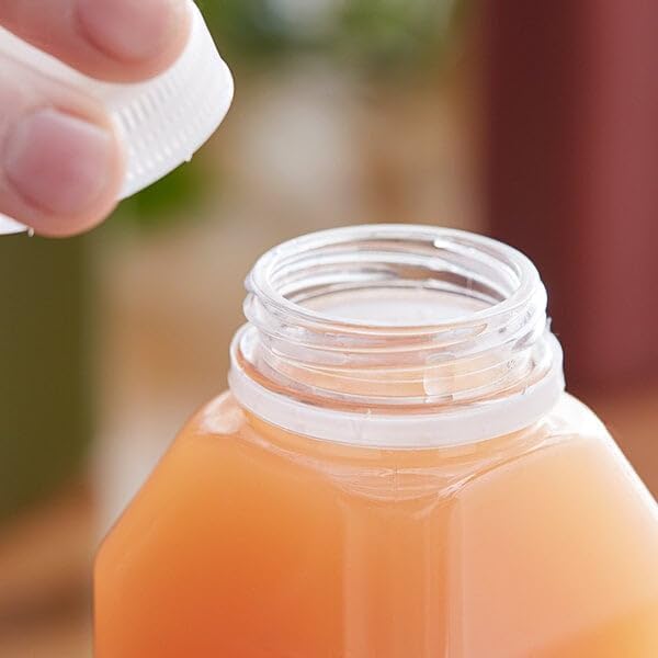 38mm Screw On Lid Caps For Clear Juice Bottles