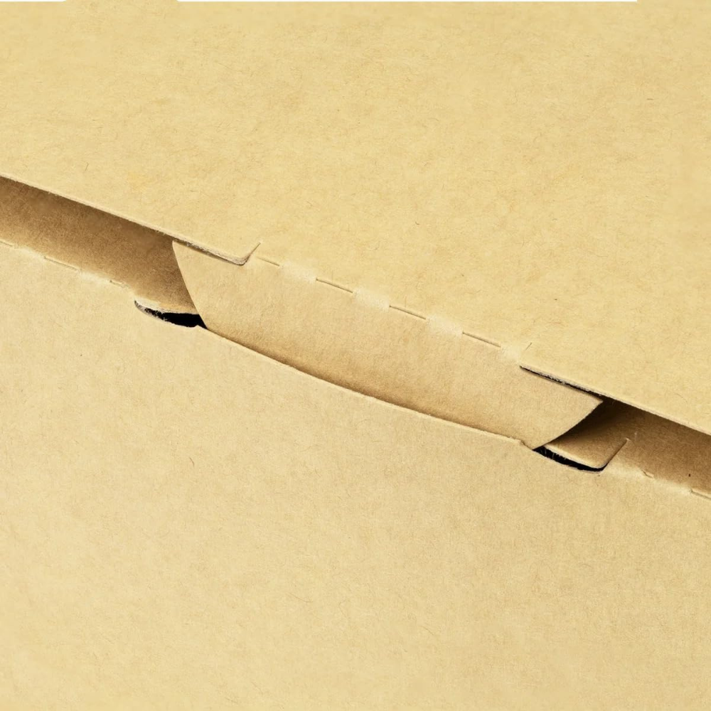46oz Kraft Paperboard Folding Disposable Takeout Container Bio Box