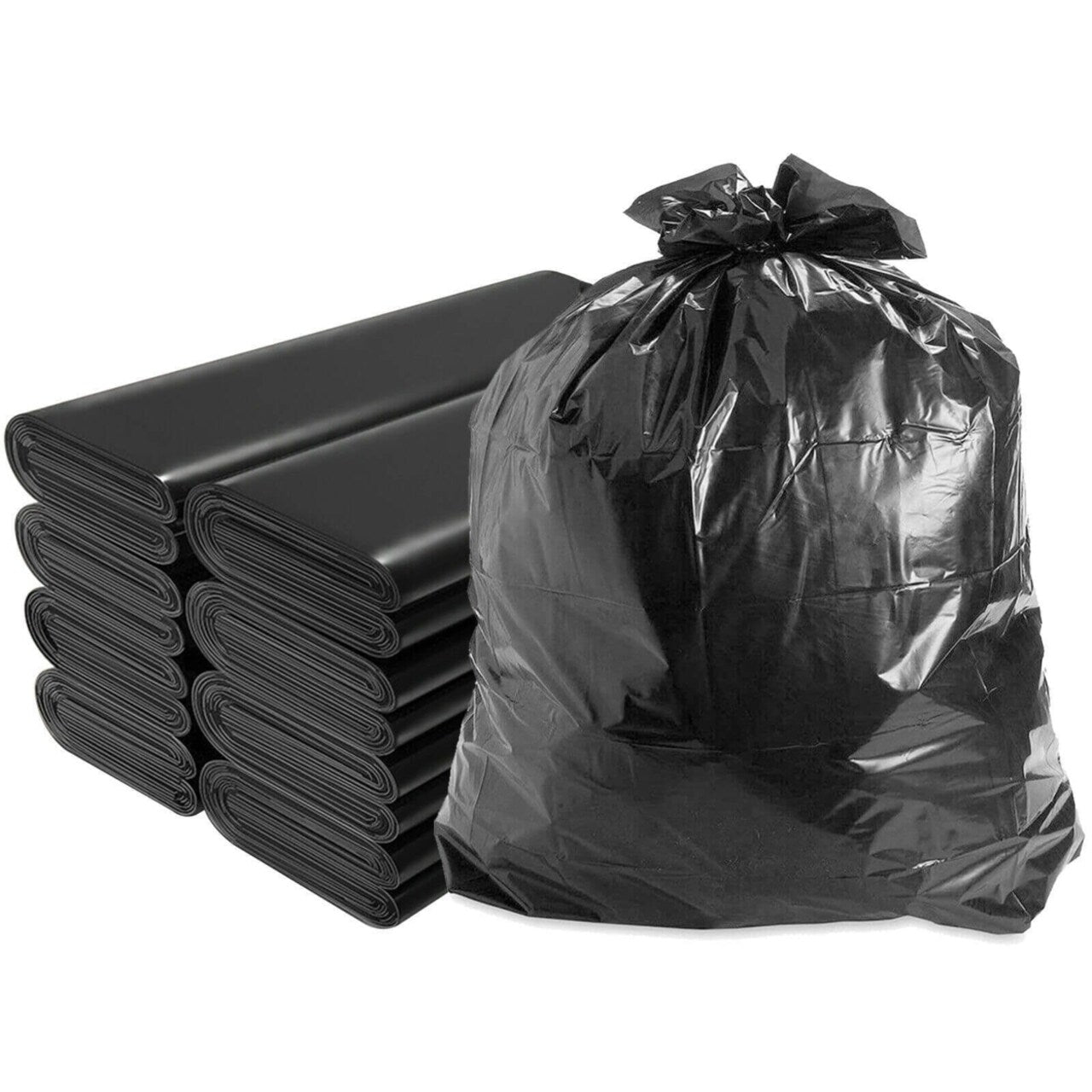 Mint-X 60 Gal. 38 in. x 58 in. 1.3 Mil Black Rodent Repellent Trash Bags