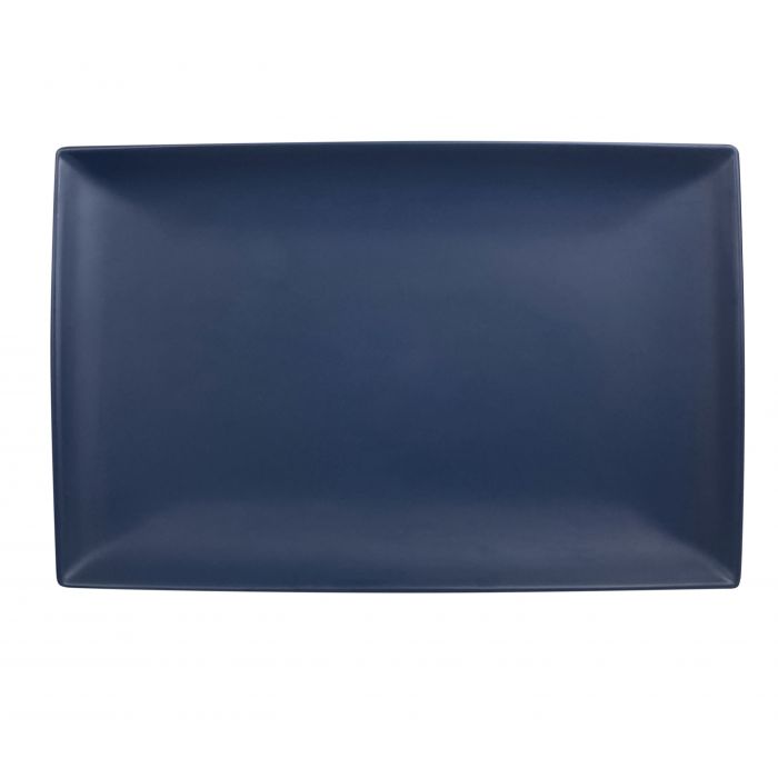 Thunder Group Rectangle Tray 12/Pcs is the perfect way to serve various dishes like appetizers, sides, slices of bread, or desserts for the entire table. This sleek rectangular tray from melamine is this non-toxic, exceptionally durable and will not get scratched or chipped even after extensive long-time use. Good for a catered event, busy restaurant or small cozy diners. Classic Stone Blue Western collection has a distinctive appearance featuring dinnerware with an elegant stone blue finish. 