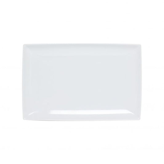 Thunder Group Rectangle Tray 12/Pcs is the perfect way to serve various dishes like appetizers, sides, slices of bread, or desserts for the entire table. This sleek rectangular tray from melamine is this non-toxic, exceptionally durable and will not get scratched or chipped even after extensive long-time use. Good for a catered event, busy restaurant or small cozy diners. Classic White Western collection has a distinctive appearance featuring dinnerware with a glossy rich white finish. 
