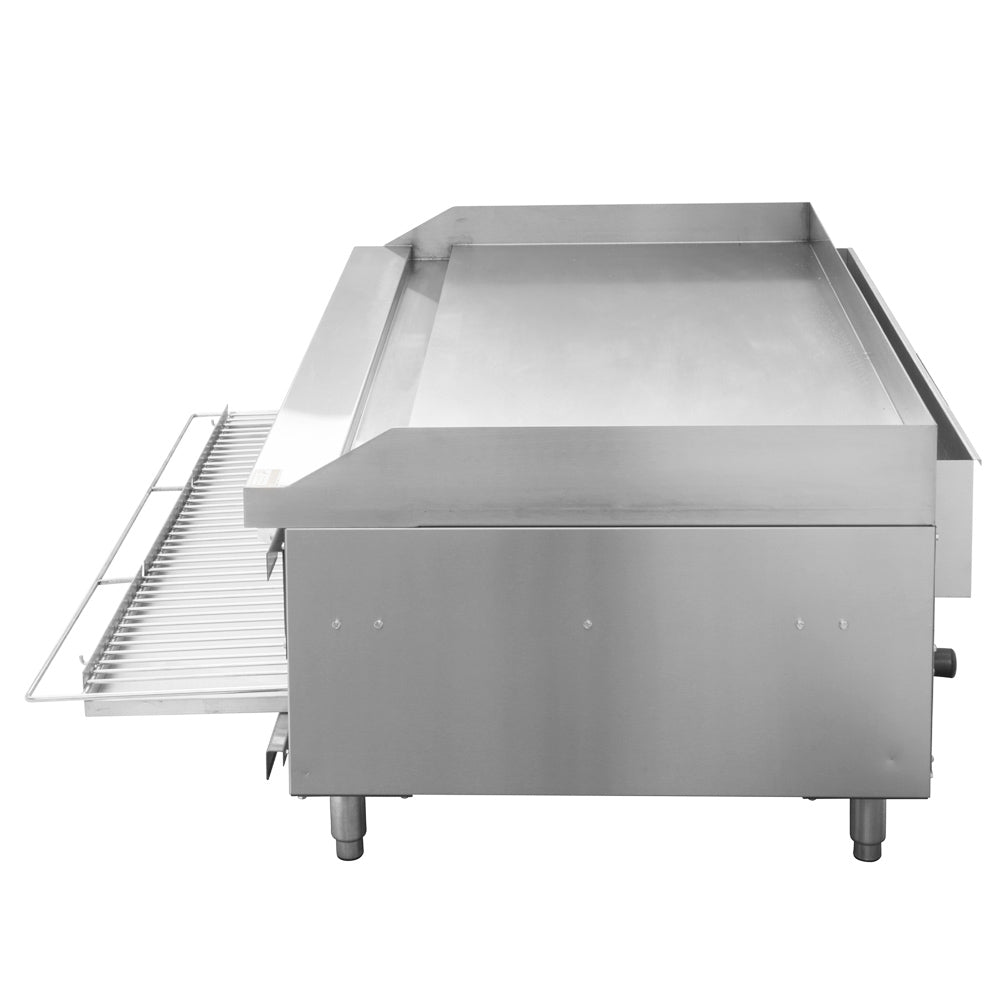Cookline Commercial Countertop Gas Raised Griddle Broiler Combo