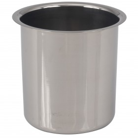1-1/2 quart stainless steel Bain Marie stanton trading, perfect for keeping sauces and soups warm in commercial kitchens and catering setups.