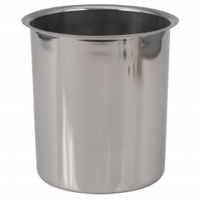 4-1/4 quart stainless steel Bain Marie stanton trading, perfect for keeping sauces and soups warm in commercial kitchens and catering setups.