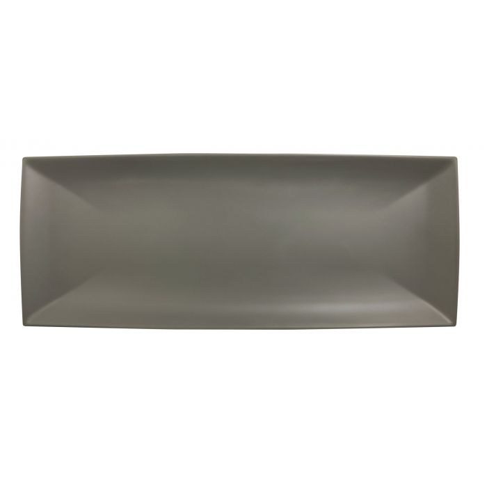 Thunder Group Rectangle Tray 12/Pcs is the perfect way to serve various dishes like appetizers, sides, slices of bread, or desserts for the entire table. This sleek rectangular tray from melamine is this non-toxic, exceptionally durable and will not get scratched or chipped even after extensive long-time use. Good for a catered event, busy restaurant or small cozy diners. Classic Stone Grey Western collection has a distinctive appearance featuring dinnerware with an elegant stone gray finish.