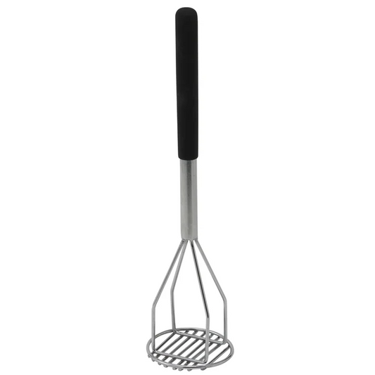 Potato Masher 6/Pack is a nickel-plated, heavy-duty enough to be used for all root vegetables. Built with versatility in mind this masher can be used for potatoes and other soft food like avocados and bananas. Thanks to its stainless steel construction, this potato masher is rust resistant and exceptionally durable. This model also features a wood handle for a comfortable grip.