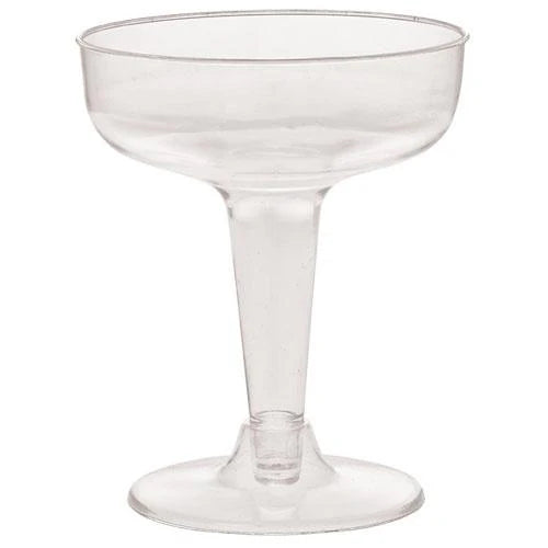 4 oz. champagne cup, perfect for weddings, parties, and celebrations. Elegant, disposable, and ideal for serving champagne, sparkling wine, and cocktails with a stylish design.