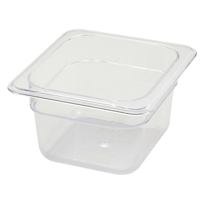 Food Pan is made from polycarbonate, this food pan is resistant to food acid and oils, and will withstand temperatures from -40° to 210° F. Thanks to its smooth, translucent surface, this food pan is easy to clean and provides excellent product visibility. An economical storage option in any foodservice facility.