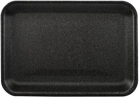 Black Foam Meat Tray for Poultry, Seafood, and Deli Products