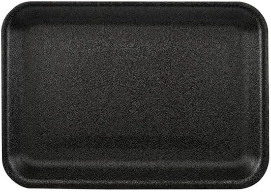 Black Foam Meat Tray for Poultry, Seafood, and Deli Products