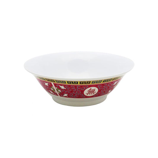 Thunder Group Special Deep Bowl 12/Pcs is perfect for serving salads, rice and other Asian dishes for a whole table to share. This 35 Oz special deep will bring oriental flare to your food presentation. Manufactured from a durable plastic material this special bowl is extremely popular for its nearly unbreakable structure. However, with heat resistance of up to 212°F or 100°C, melamine is not suitable for cooking in a microwave or an oven. 