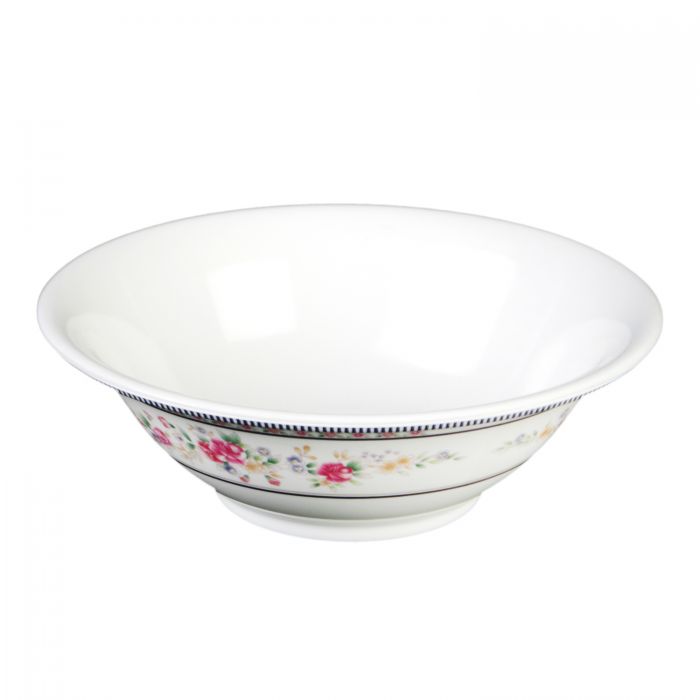Thunder Group Deep Bowl 12/Pcs is perfect for serving sliced fruits, salads with fresh or marinated vegetables, noodles, rice-based dishes and other items of Asian cuisine for a whole table to share. This deep bowl will bring oriental flare to your food presentation. Manufactured from a durable plastic material this deep bowl is popular for its nearly unbreakable structure. 