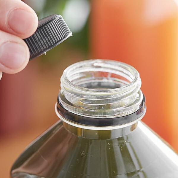 38mm Screw On Lid Caps For Clear Juice Bottles