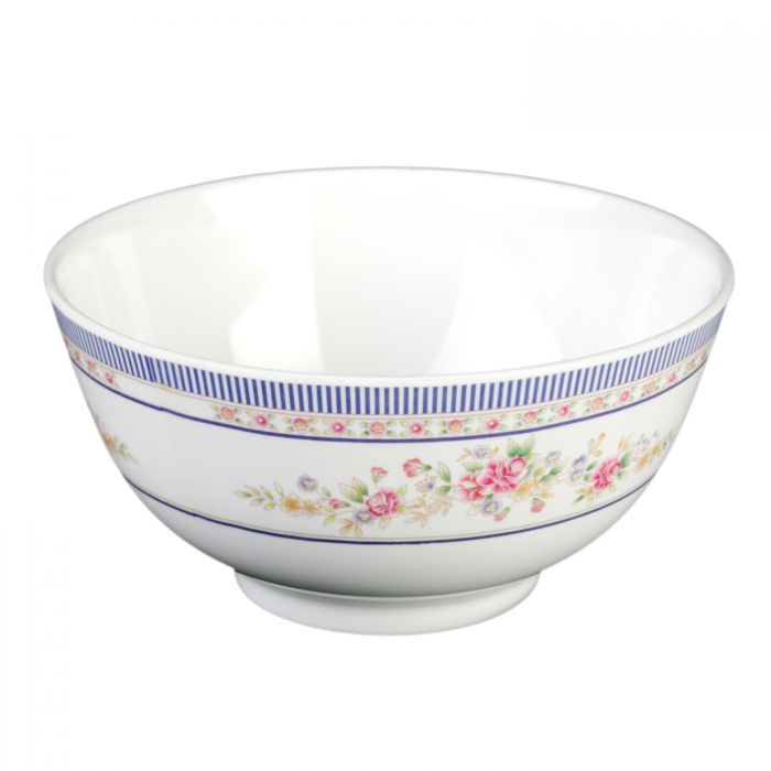 Thunder Group Rice Bowl 12/Pcs is perfect for serving not only rice, but also noodles, salads, and more Asian-inspired foods. This rice bowl will bring oriental flare to your food presentation. Manufactured from a durable plastic material this dinnerware is famous for its nearly unbreakable structure. Melamine bowls by Thunder Group is a practical solution for catered indoor and outdoor events. 