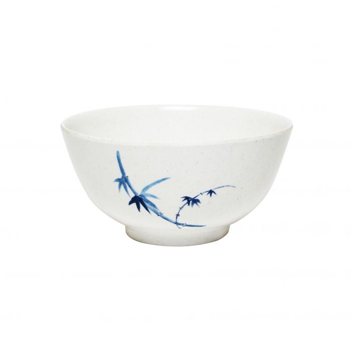 Thunder Group Rice Bowl 12/Pcs is perfect for boiled and fried rice. This stone-colored bowl with bamboo accents will bring oriental flare to your food presentation. Manufactured from a durable plastic material this dinnerware is extremely popular for its nearly unbreakable structure. However, with heat resistance of up to 212° F or 100° C, melamine is not suitable for cooking and warming foods in a microwave or oven. It is dishwasher safe. 