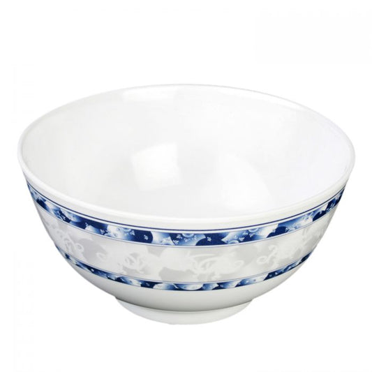 Thunder Group Rice Bowl 12/Pcs is perfect for boiled and fried rice. This stone-colored bowl with dragon pattern will bring an oriental flair to your food presentation. Manufactured from a durable plastic material this dinnerware is extremely popular for its nearly unbreakable structure. However, with heat resistance of up to 212° F or 100° C, melamine is not suitable for cooking and warming foods in a microwave or an oven, though it is completely dishwasher safe. 