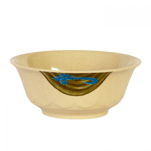 Thunder Group Scalloped Bowl 12/Pcs is perfect for serving fruits, salads, noodles, rice-based dishes and other items of Asian cuisine for a whole table to share. This scalloped bowl will bring oriental flare to your food presentation. Manufactured from a durable plastic material this bowl is extremely popular for its nearly unbreakable structure. However, with heat resistance of up to 212°F or 100°C, melamine is not suitable for cooking in a microwave or an oven.