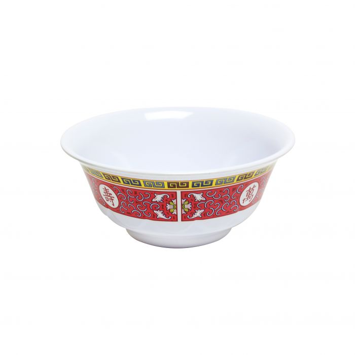 Thunder Group Scalloped Bowl 12/Pcs is perfect for serving fruits, salads, noodles, rice-based dishes and other items of Asian cuisine for a whole table to share. This scalloped bowl will bring oriental flare to your food presentation. Manufactured from a durable plastic material this bowl is popular for its nearly unbreakable structure. However, with heat resistance of up to 212°F or 100°C, melamine is not suitable for cooking in a microwave or an oven.