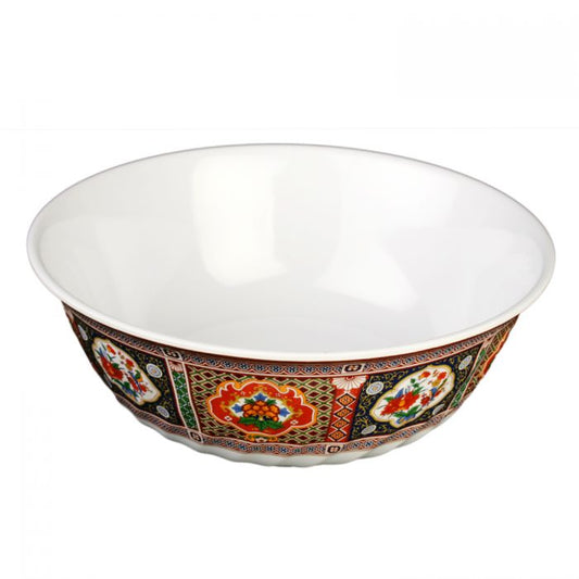 Thunder Group Swirl Bowl 12/Pcs is perfect for serving fruits, salads, noodles, rice-based dishes and other items of Asian cuisine for a whole table to share. This swirl bowl will bring oriental flare to your food presentation. Manufactured from a durable plastic material this bowl is extremely popular for its nearly unbreakable structure. However, with heat resistance of up to 212°F or 100°C, melamine is not suitable for cooking in a microwave or an oven. 