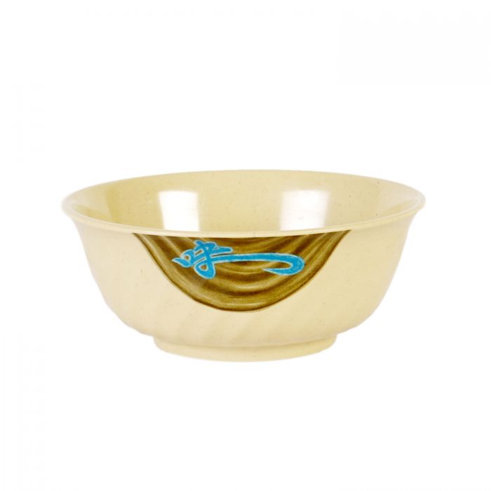 Thunder Group Swirl Bowl 6/Pcs is perfect for serving fruits, salads, noodles, rice-based dishes and other items of Asian cuisine for a whole table to share. This swirl bowl will bring oriental flare to your food presentation. Manufactured from a durable plastic material this bowl is extremely popular for its nearly unbreakable structure. However, with heat resistance of up to 212°F or 100°C, melamine is not suitable for cooking in a microwave or an oven. 