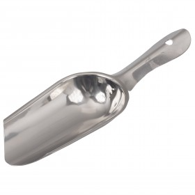 4 oz stainless steel ice scoop stanton trading, durable and versatile tool, perfect for scooping ice, dry ingredients, or bulk food items. Its sturdy handle with a hanging hole ensures easy storage, making it ideal for bars, restaurants, and home kitchens.